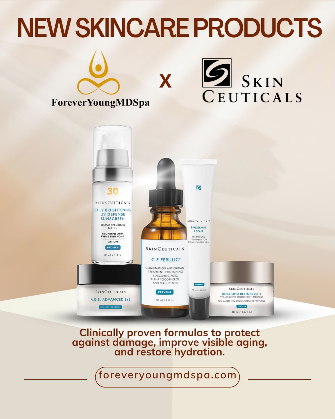 Forever Young MD Spa SkinCeuticals partnership